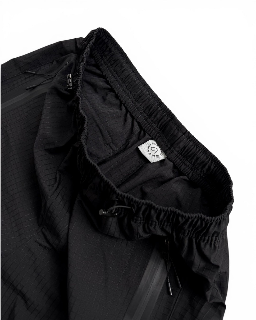 Garms Affiliated Ripstop Technical Black Track Pant (Medium)