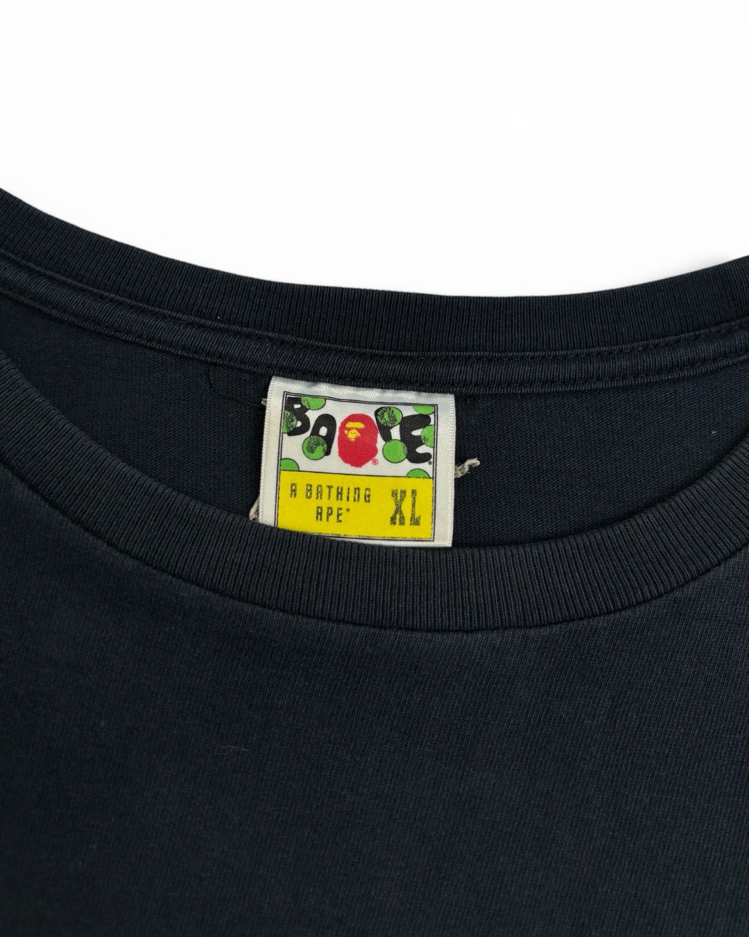 Bape T-Shirt White & Black (Extra Large)