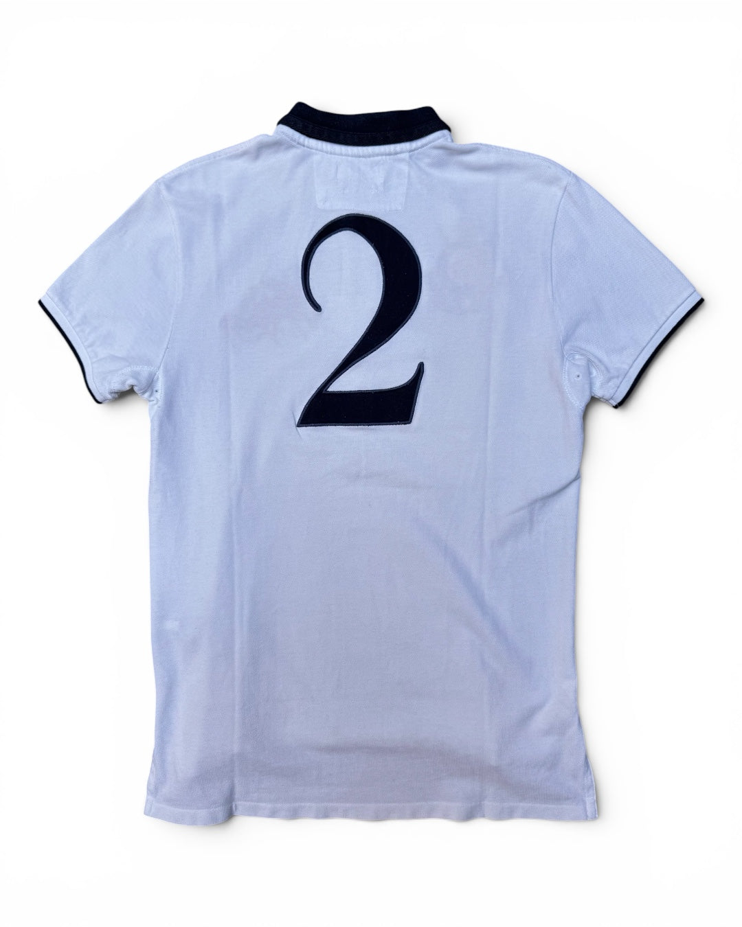 Ralph Lauren PRL County White & Gold Big Pony Polo (Medium)