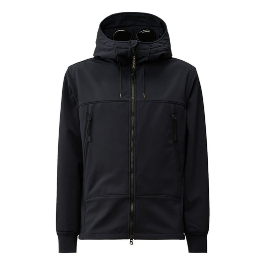 CP Company Blue Navy Shell-R Goggle Jacket (46)