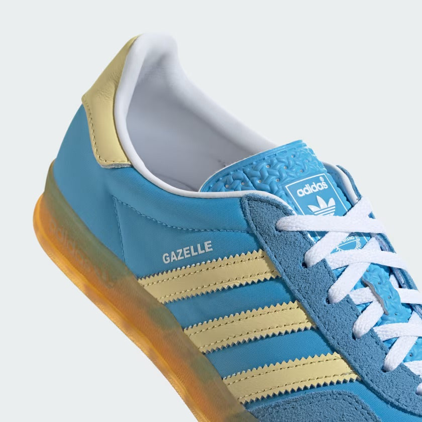 Adidas Gazelle Indoor Semi Blue Burst Almost Yellow