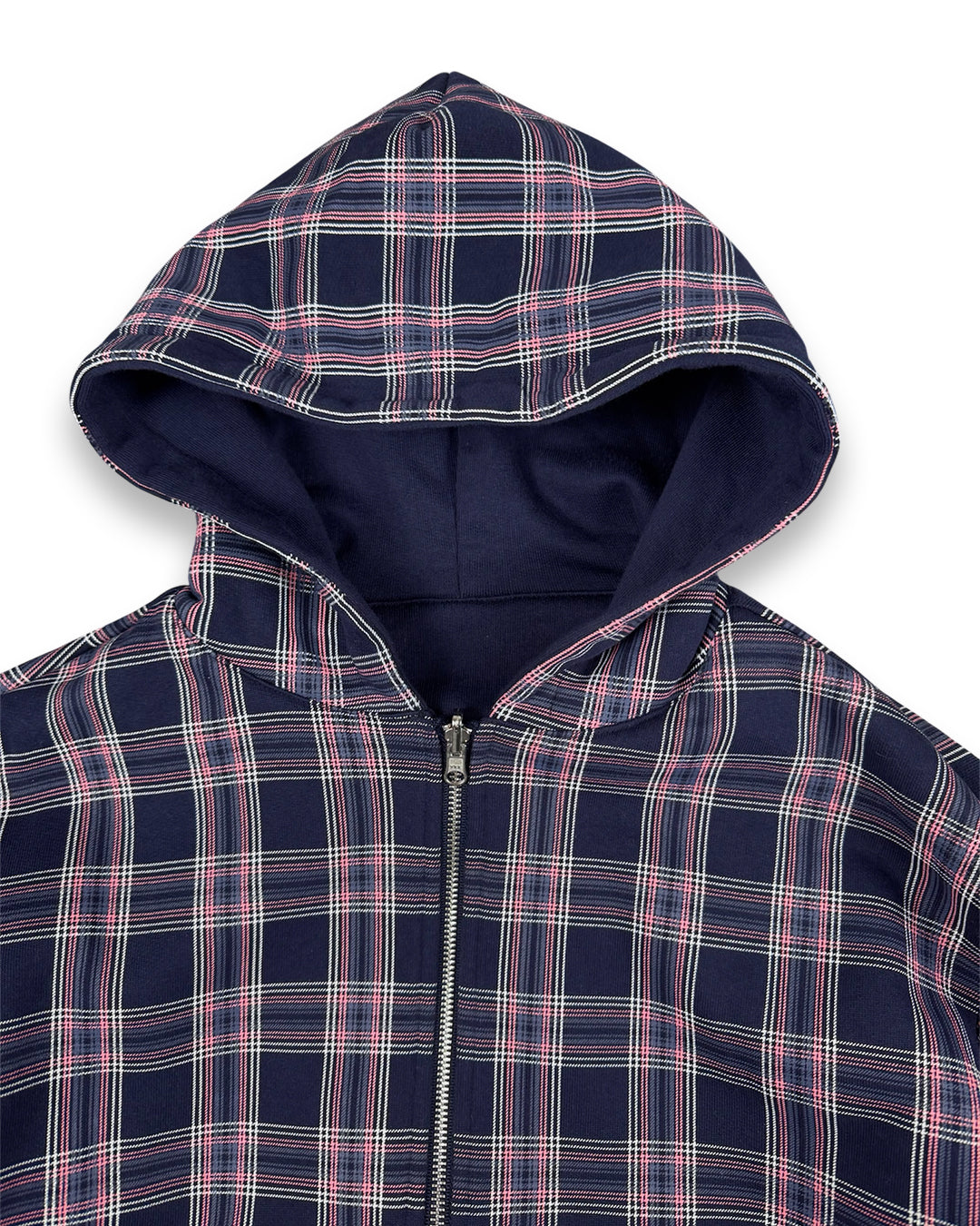 99Based Double-Faced Jacket Plaid Blue (Small)