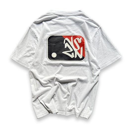 VSZN White Chest Print T-Shirt (Medium)