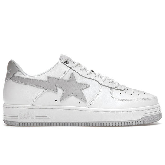 A Bathing APE Bapesta Grey & White (42 EU / 7.5 UK)