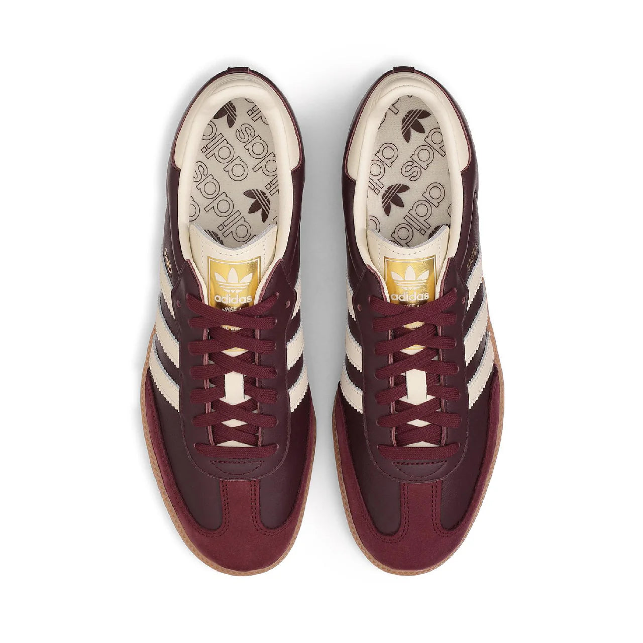 Adidas Samba OG Maroon Metallic Gold