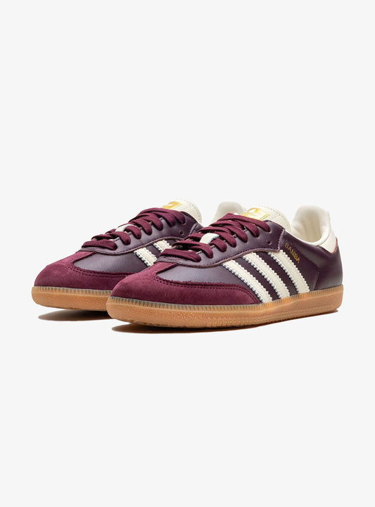 Adidas Samba OG Maroon Metallic Gold