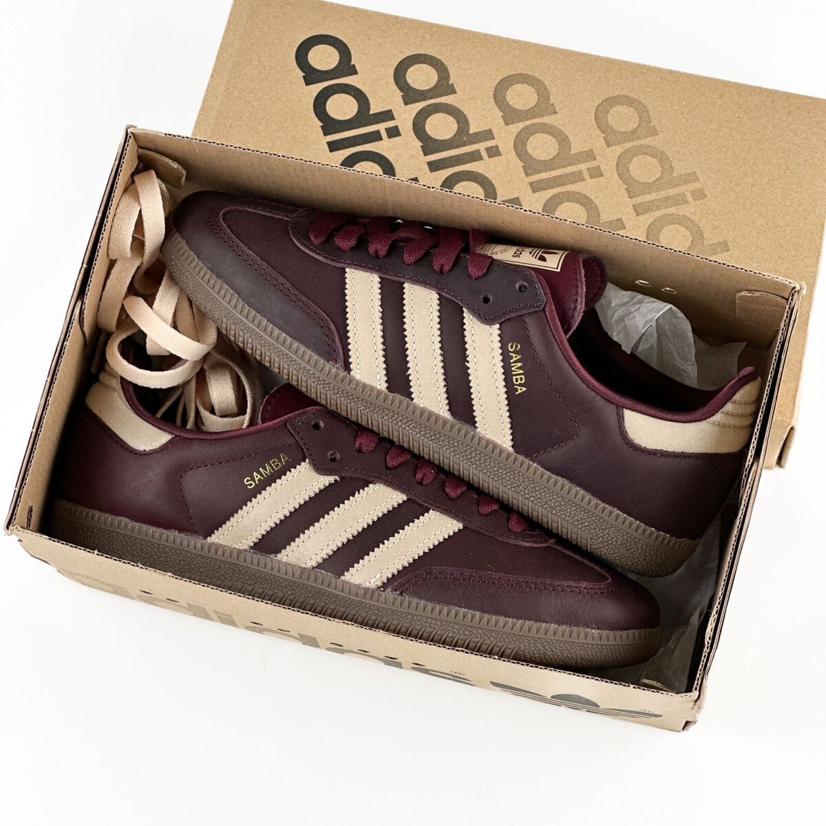 Adidas Samba OG Maroon Crystal Sand