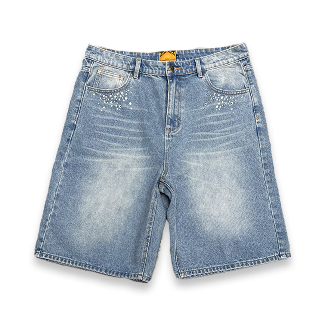 Side Art Denim Shorts (Large)