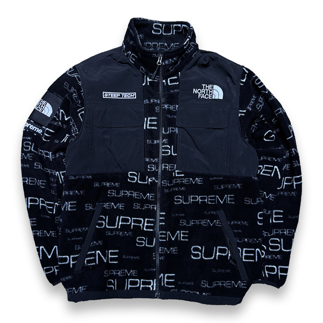 Supreme The North Face Steep Tech Fleece Jacket Black (Medium)