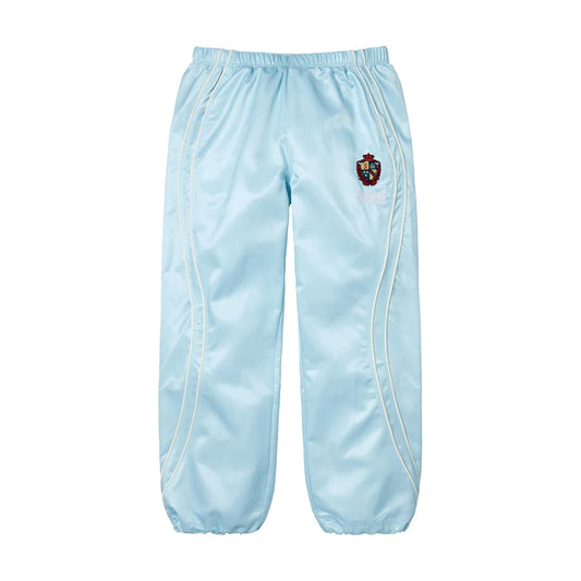 Supreme Satin Track Pants Light Blue (Medium)