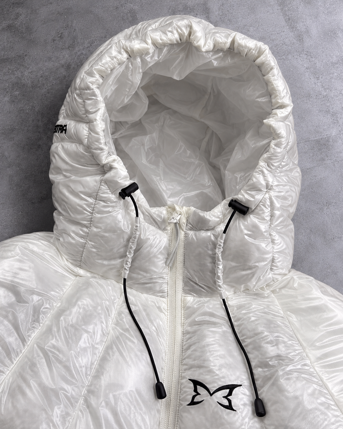 Mertra Translucent White Puffer Jacket (M)