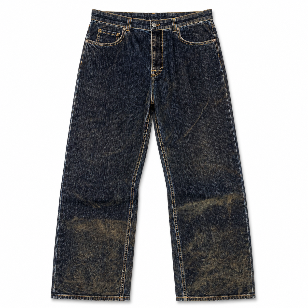 5mc2 Baggy Flocka Denim Jeans (L)