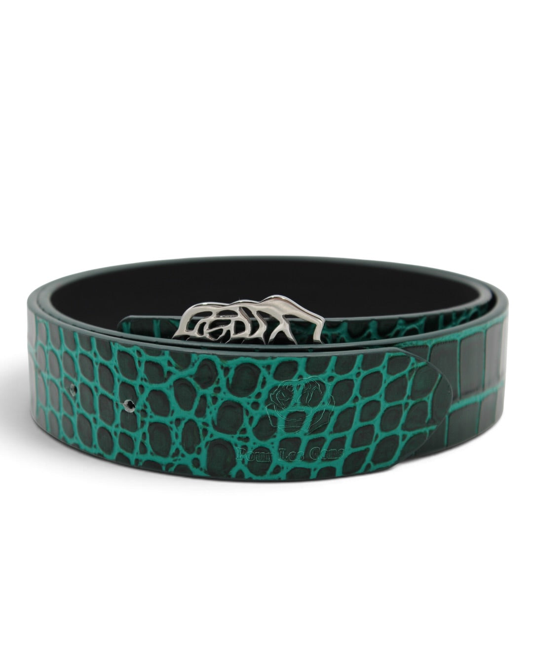 Pour Les Gens Green/Black Belt (105 cm)