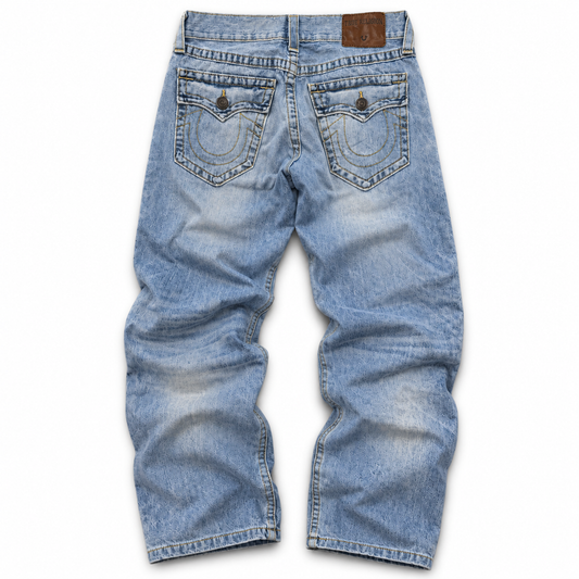 True Religion Light Wash Bobby Denim Jeans (S)