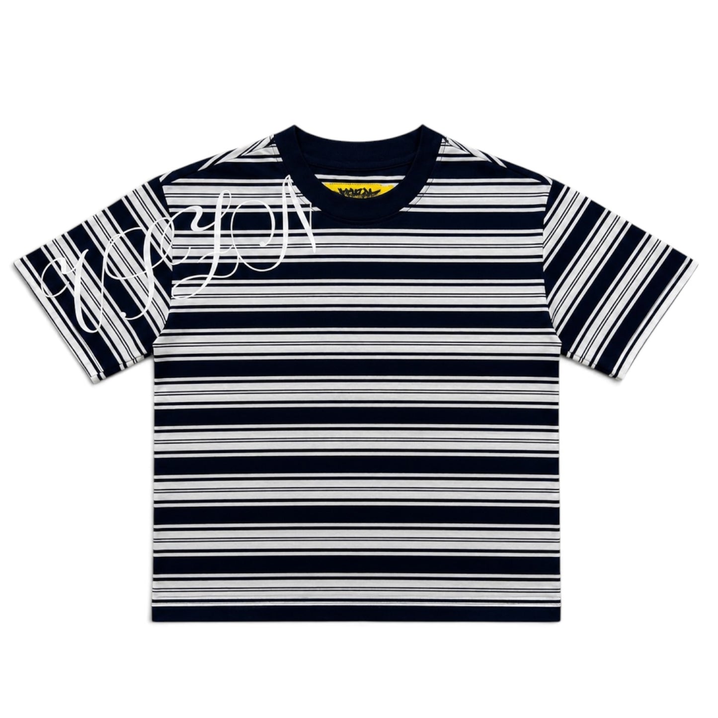VSZN Blue Navy & White Striped T-shirt (S)