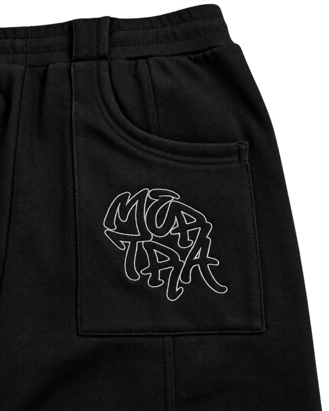 Mertra Bigstep Baggy Black Joggers