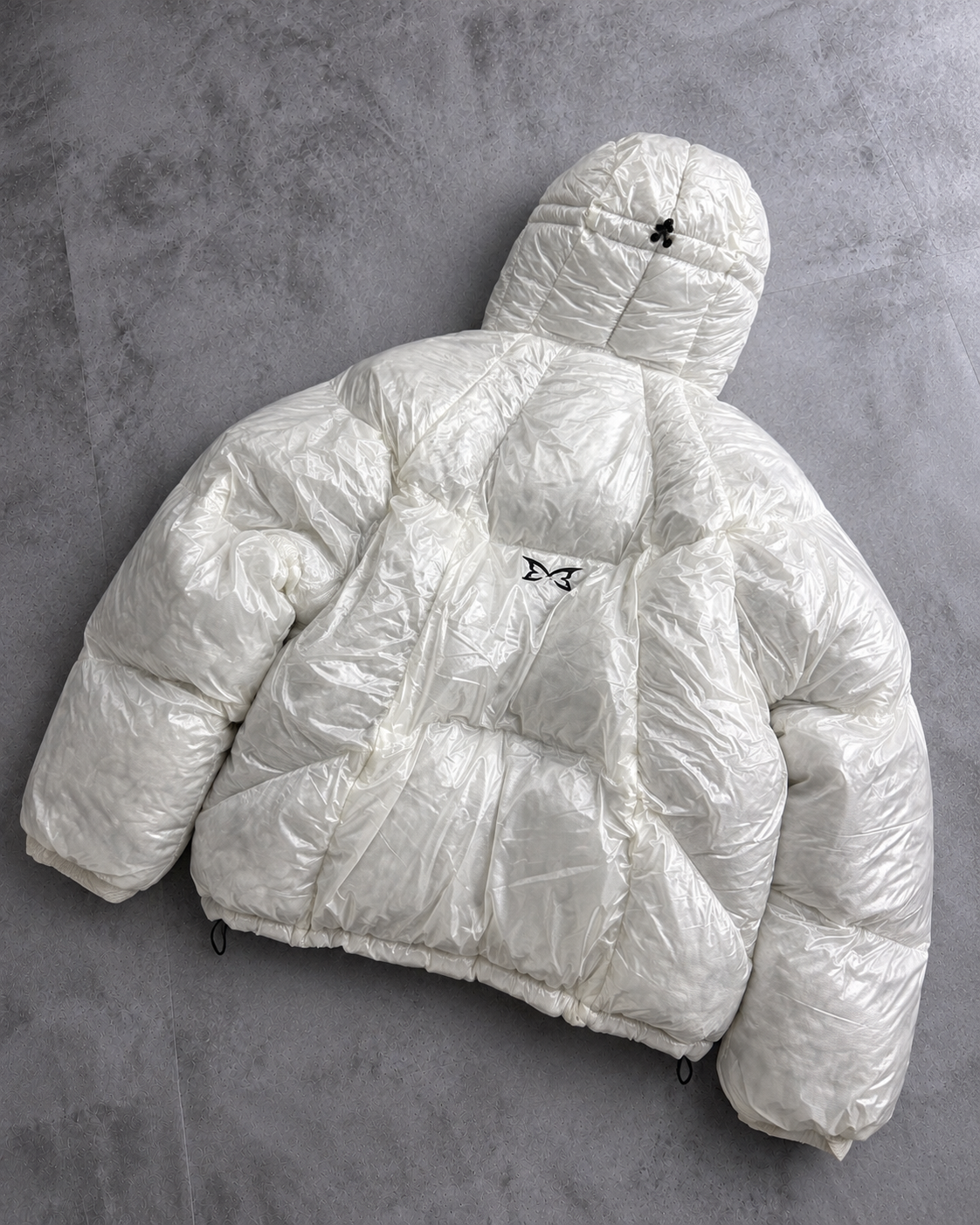 Mertra Translucent White Puffer Jacket (M)