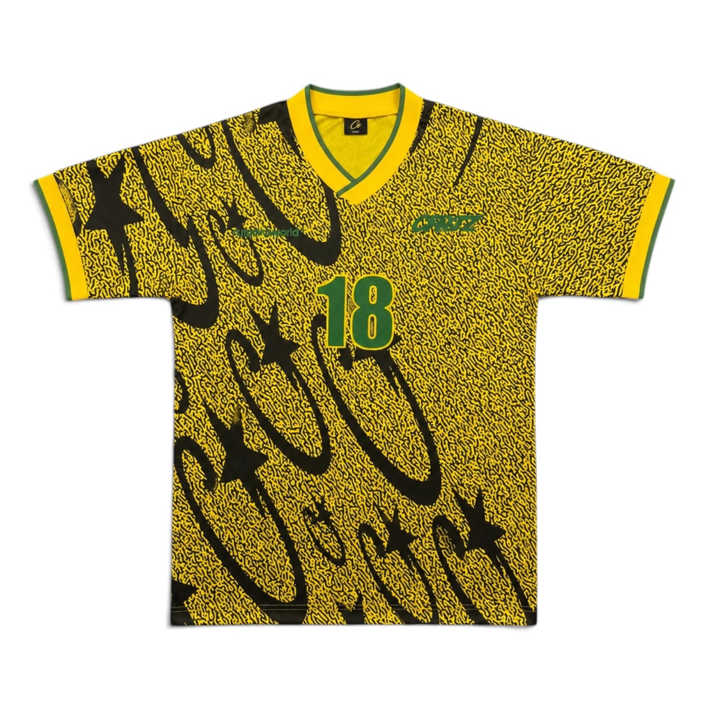 Corteiz Yellow/Black Jersey [Jamaican Carnival Edition] (S)