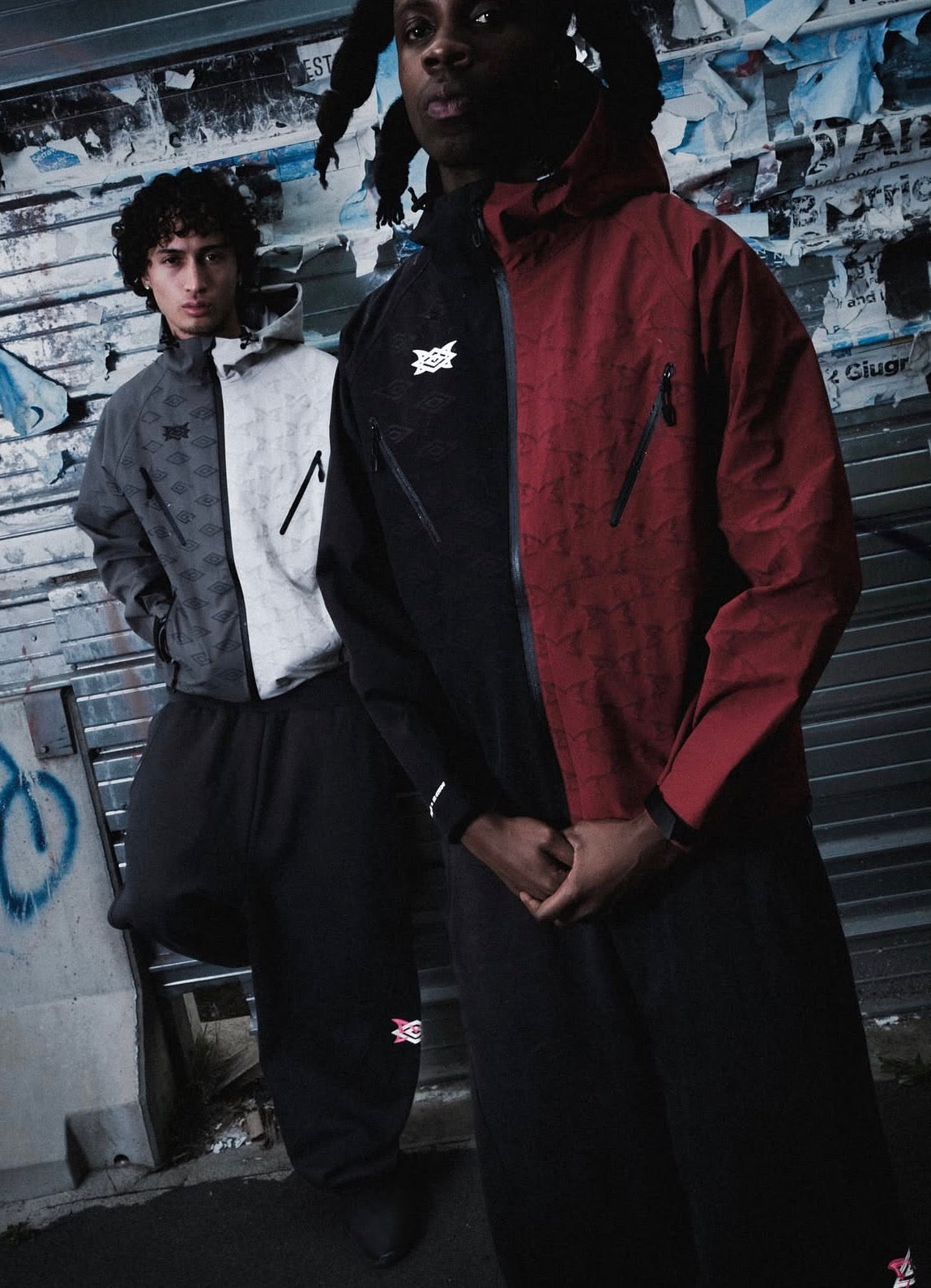 Mertra Umbro Monogram Water Reactive Shell Jacket (Medium)