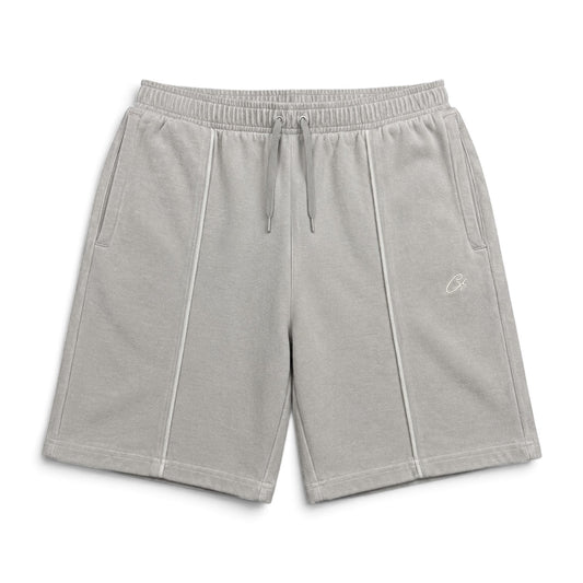 Corteiz Grey Velour Shorts (M)