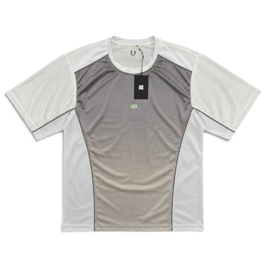One Block Down White & Silver T-shirt (S)