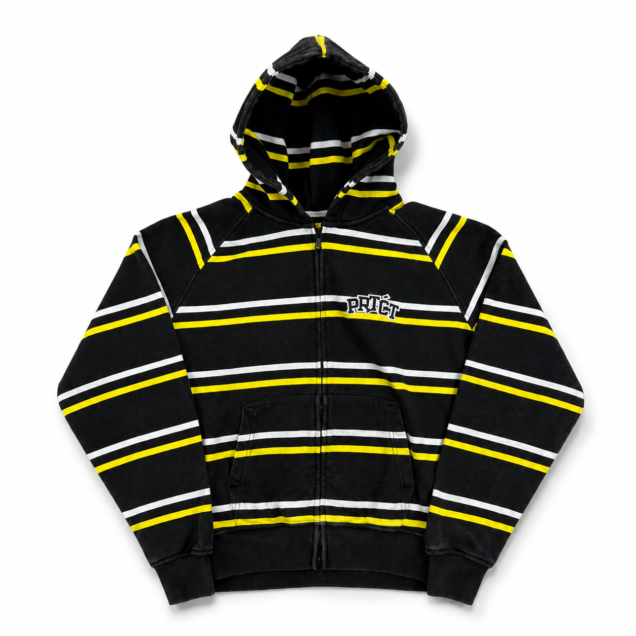 Protect LND Striped Black Yellow Hoodie (S)
