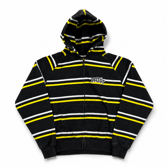 Protect LND Striped Black Yellow Hoodie (S)