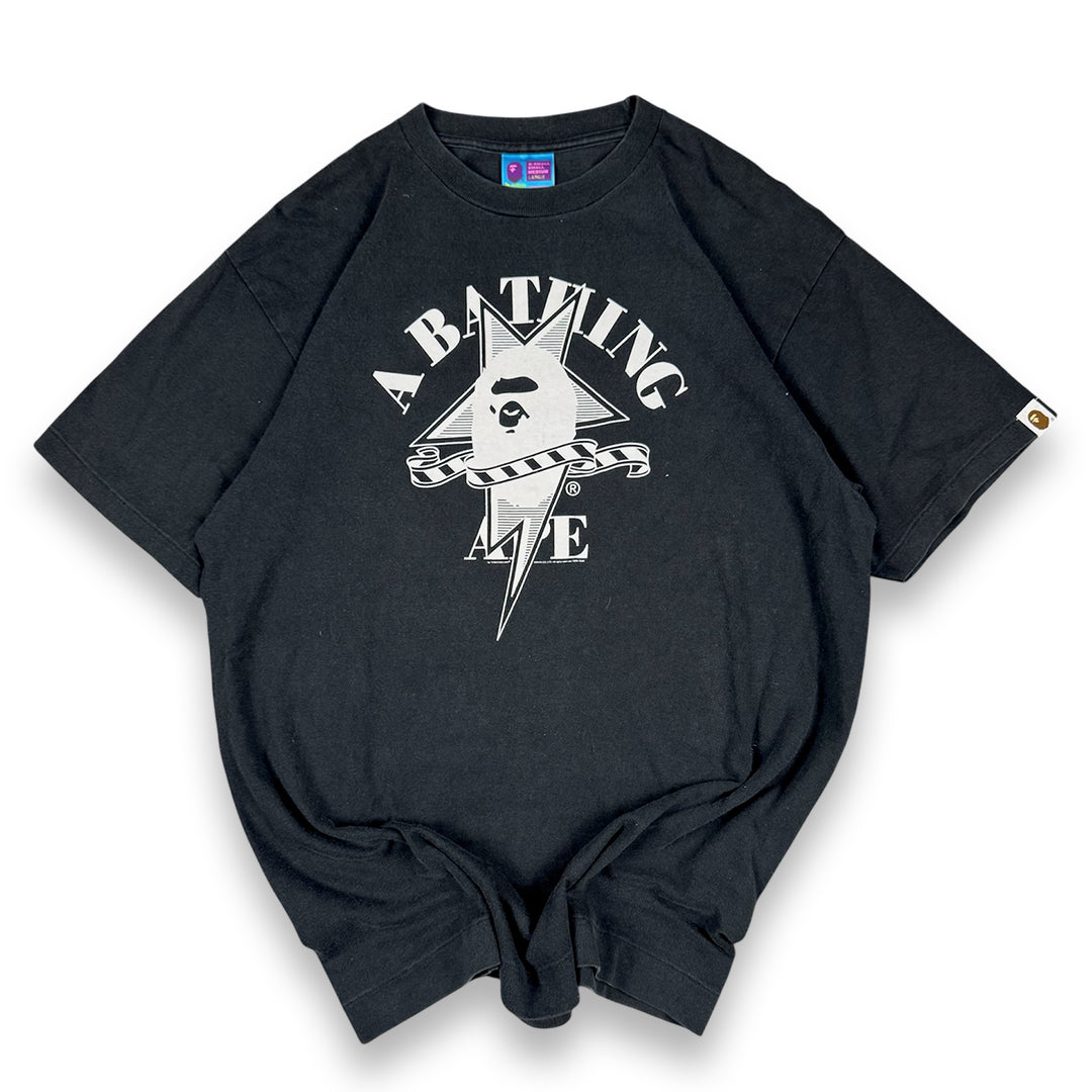 BAPE T-Shirt Black & White (Large)