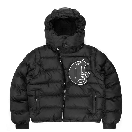 Corvidae Black Technical Puffer (Small)