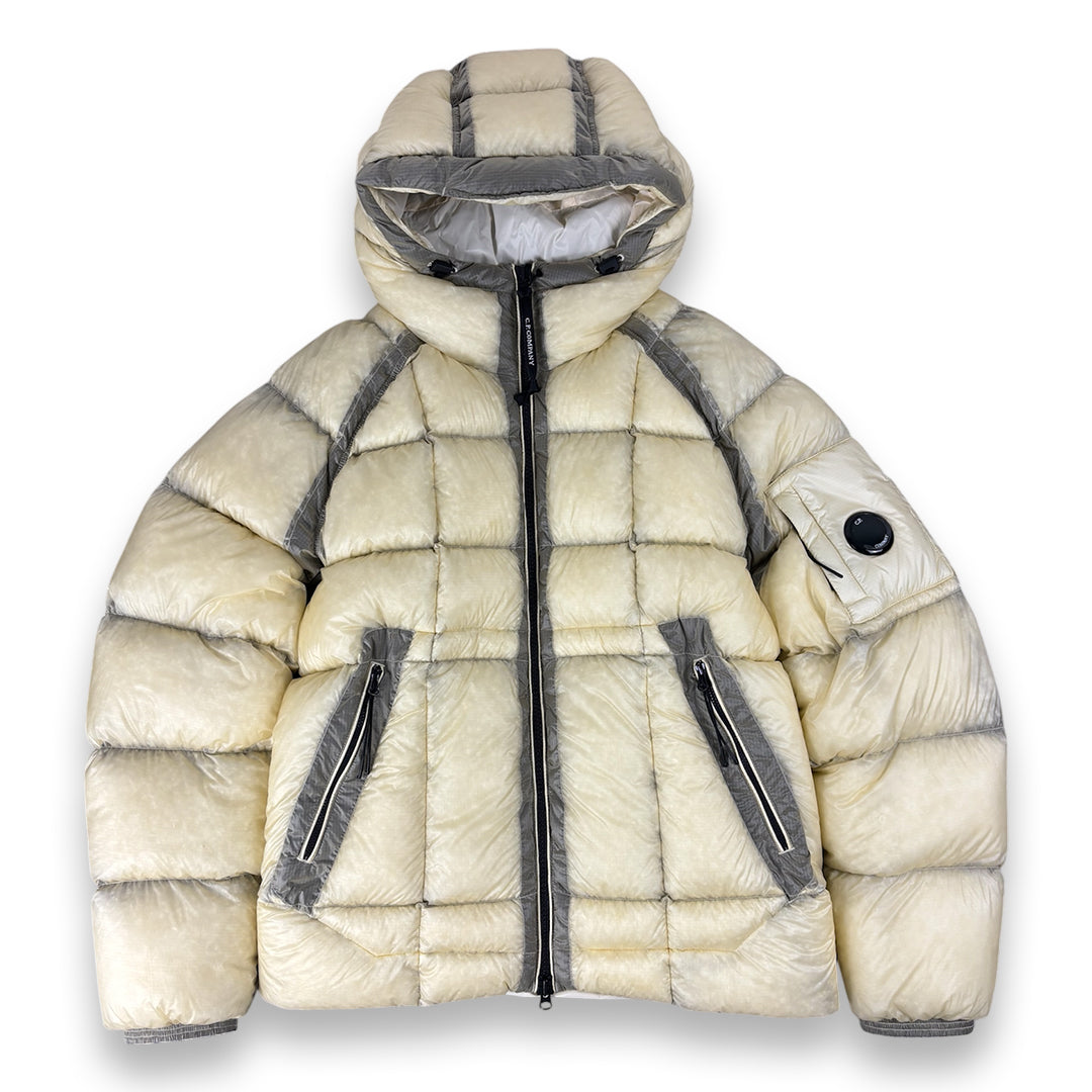 CP Company DD Shell Down Puffer Jacket Beige (Medium)