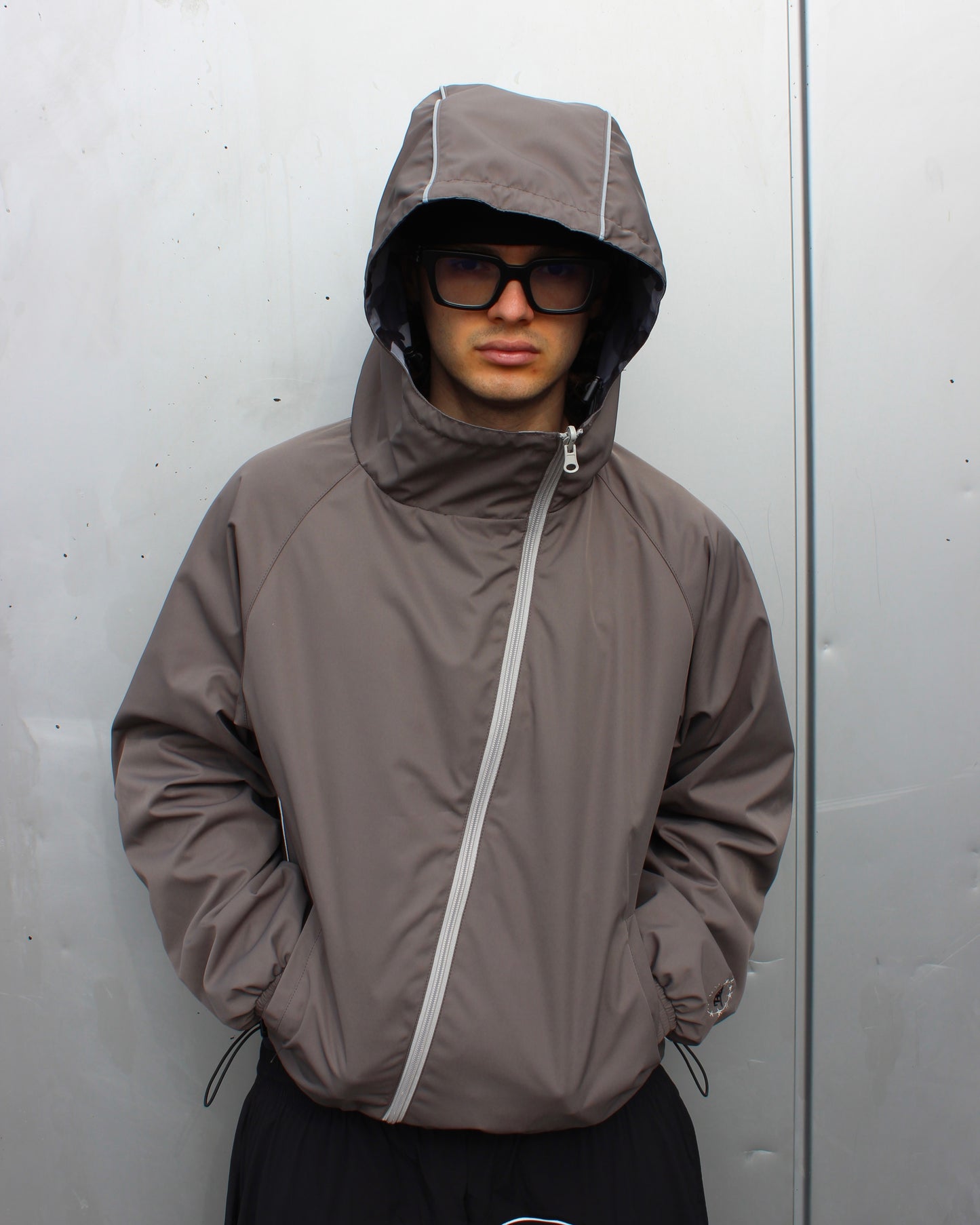 Jacket Double-Faced Grey / Camo Grey (Small)
