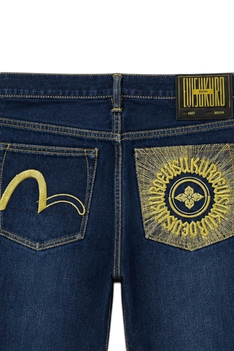 Evisukuro Japan Blue Selvedge Denim Jeans (S)