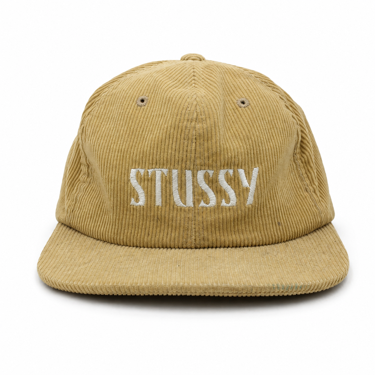 Stussy Corduroy Beige Baseball Cap