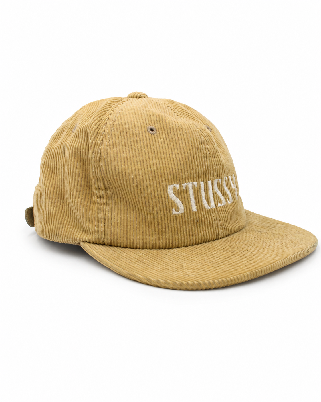 Stussy Corduroy Beige Baseball Cap
