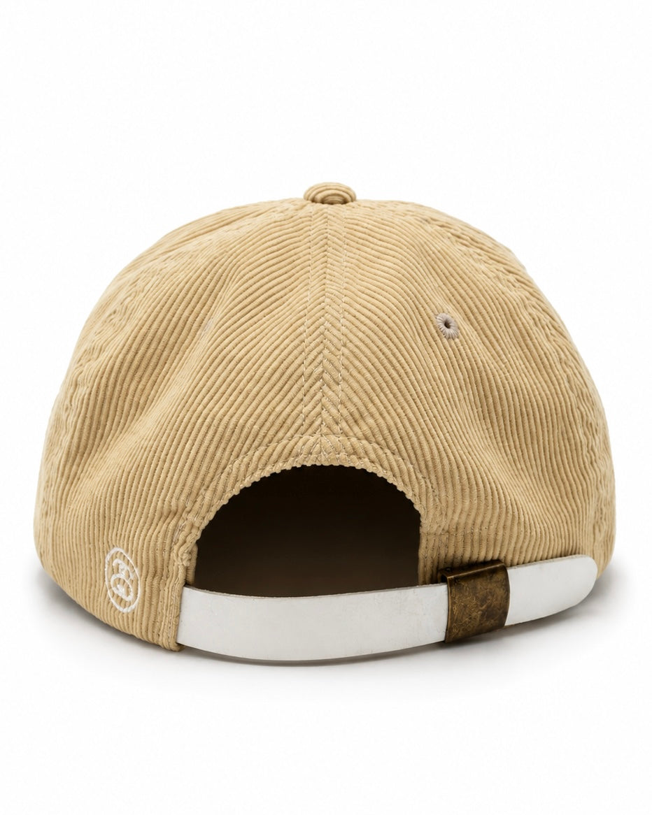 Stussy Corduroy Beige Baseball Cap