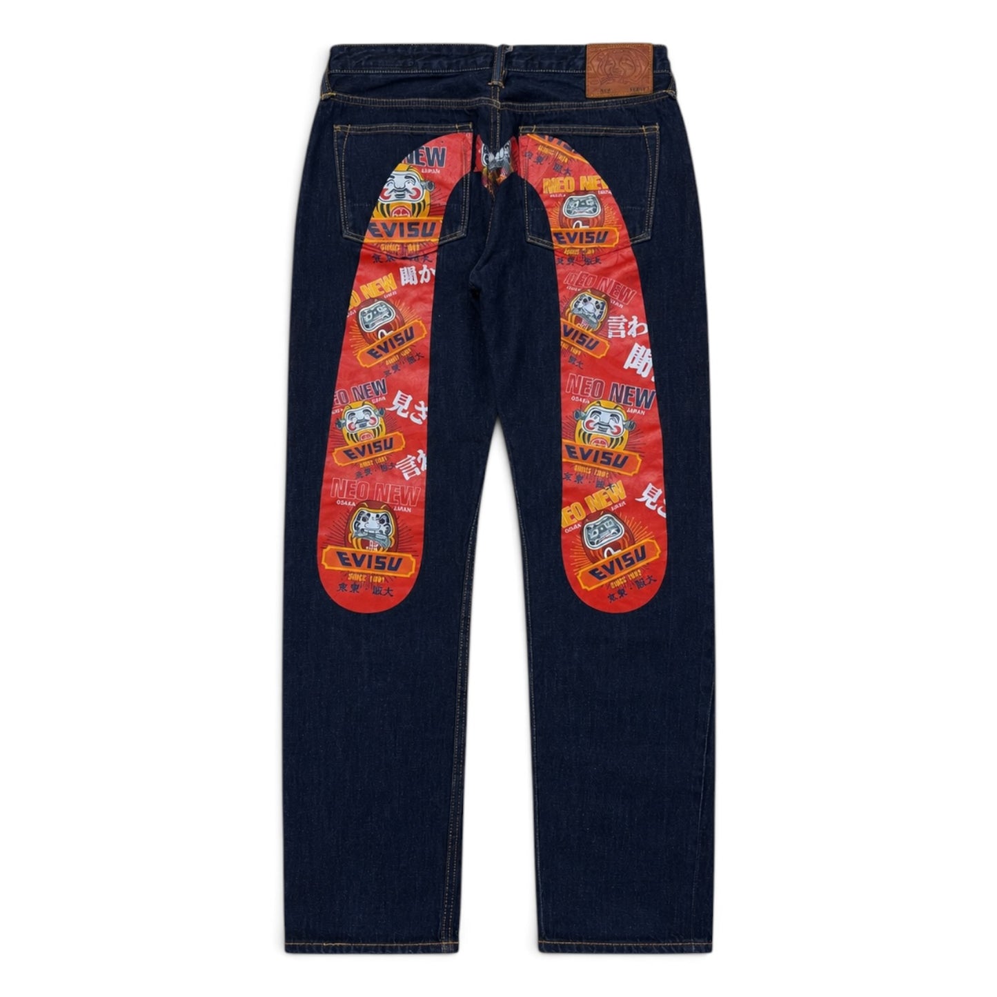 Evisu Japan Blue Red Selvedge Denim Jeans (M)