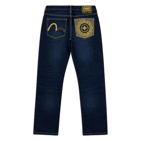 Evisukuro Japan Blue Selvedge Denim Jeans (S)