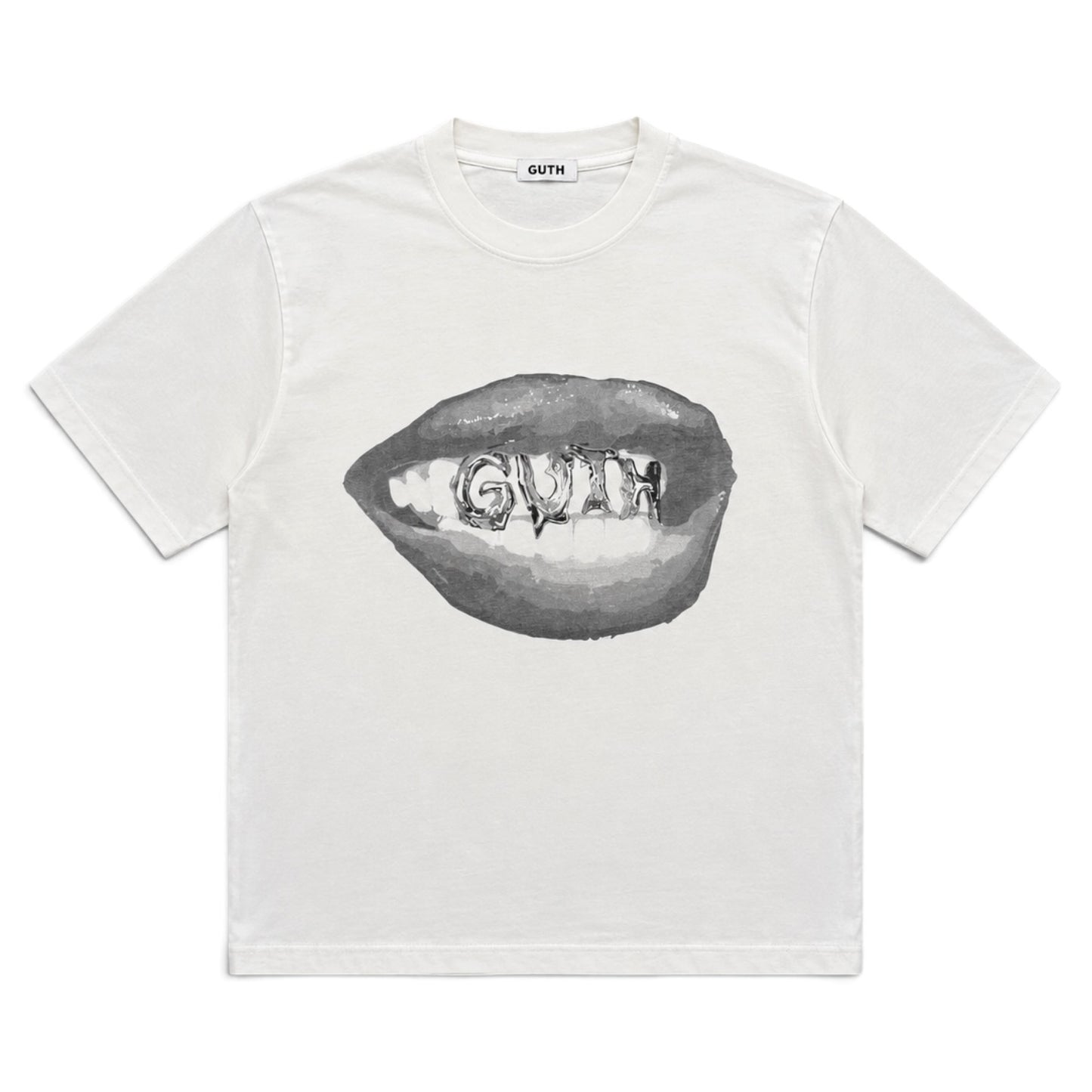 Guth Grillz White Tee (M)