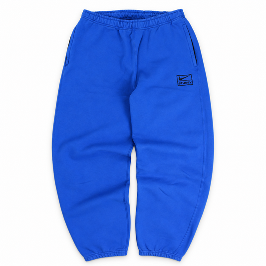 Nike Stussy Blue Fleece Joggers (M)