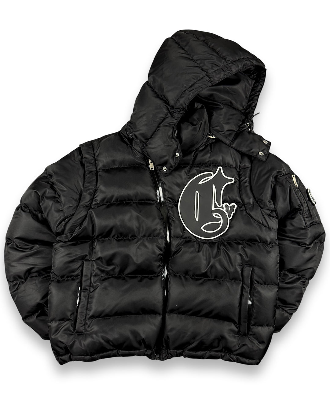 Corvidae Black Technical Puffer (Small)