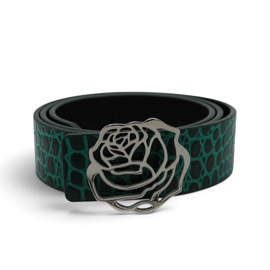 Pour Les Gens Green/Black Belt (105 cm)
