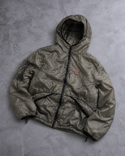 99Based Tanslucent Padded Jacket Grey (Small)
