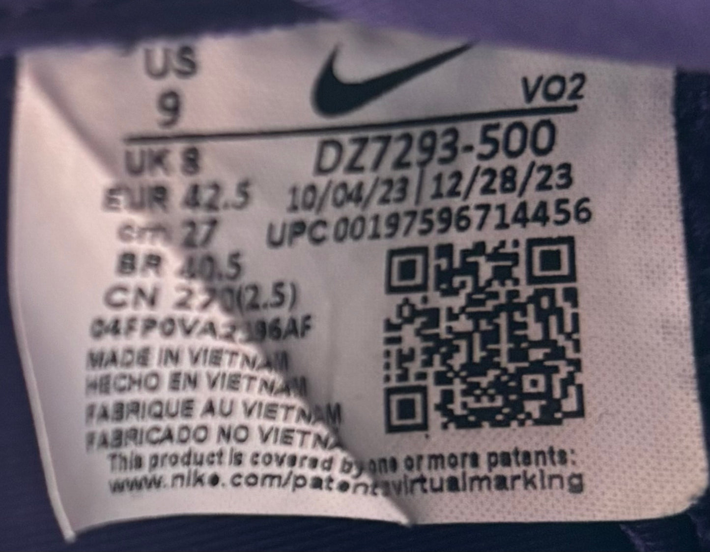 Nike Nocta Hot Step 2 Eggplant (42,5 EU / 8 UK)