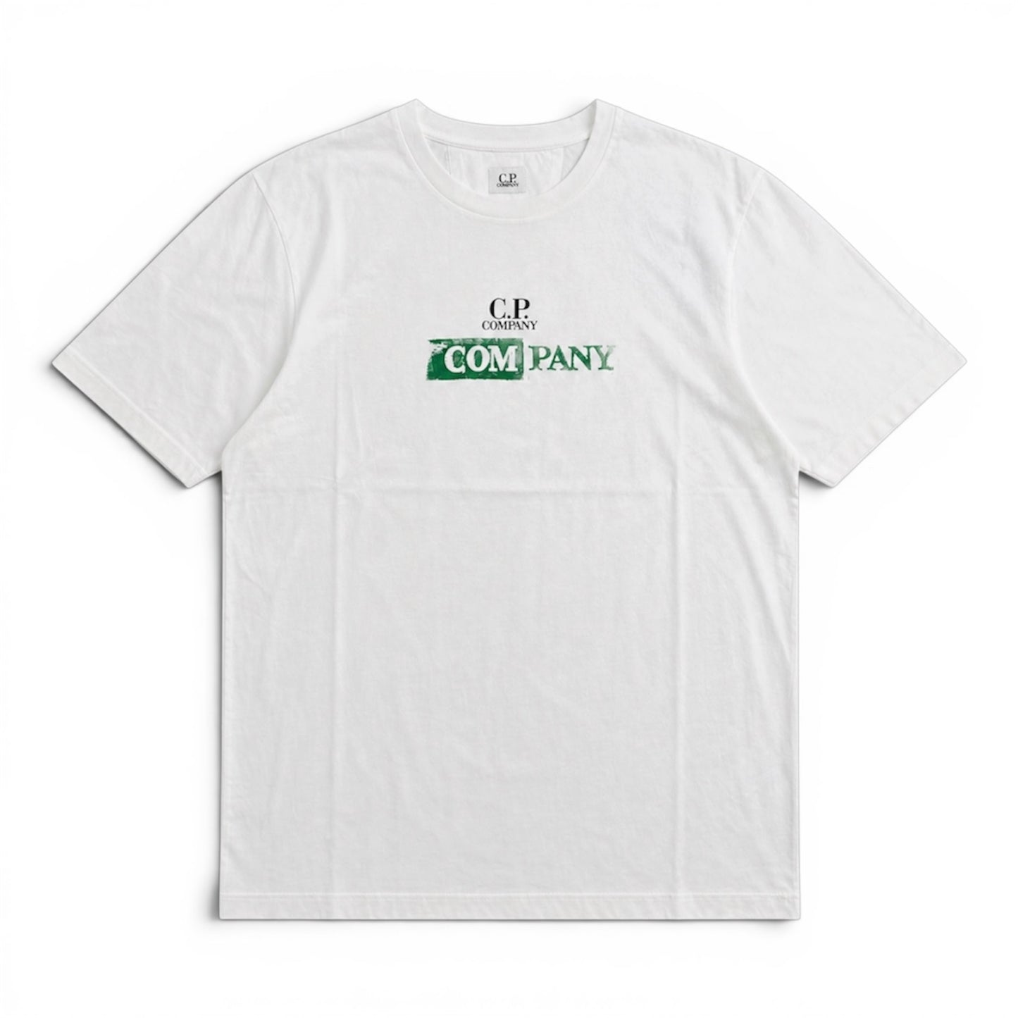 CP Company T-Shirt 100% Cotton Green & White (MORE SIZES)