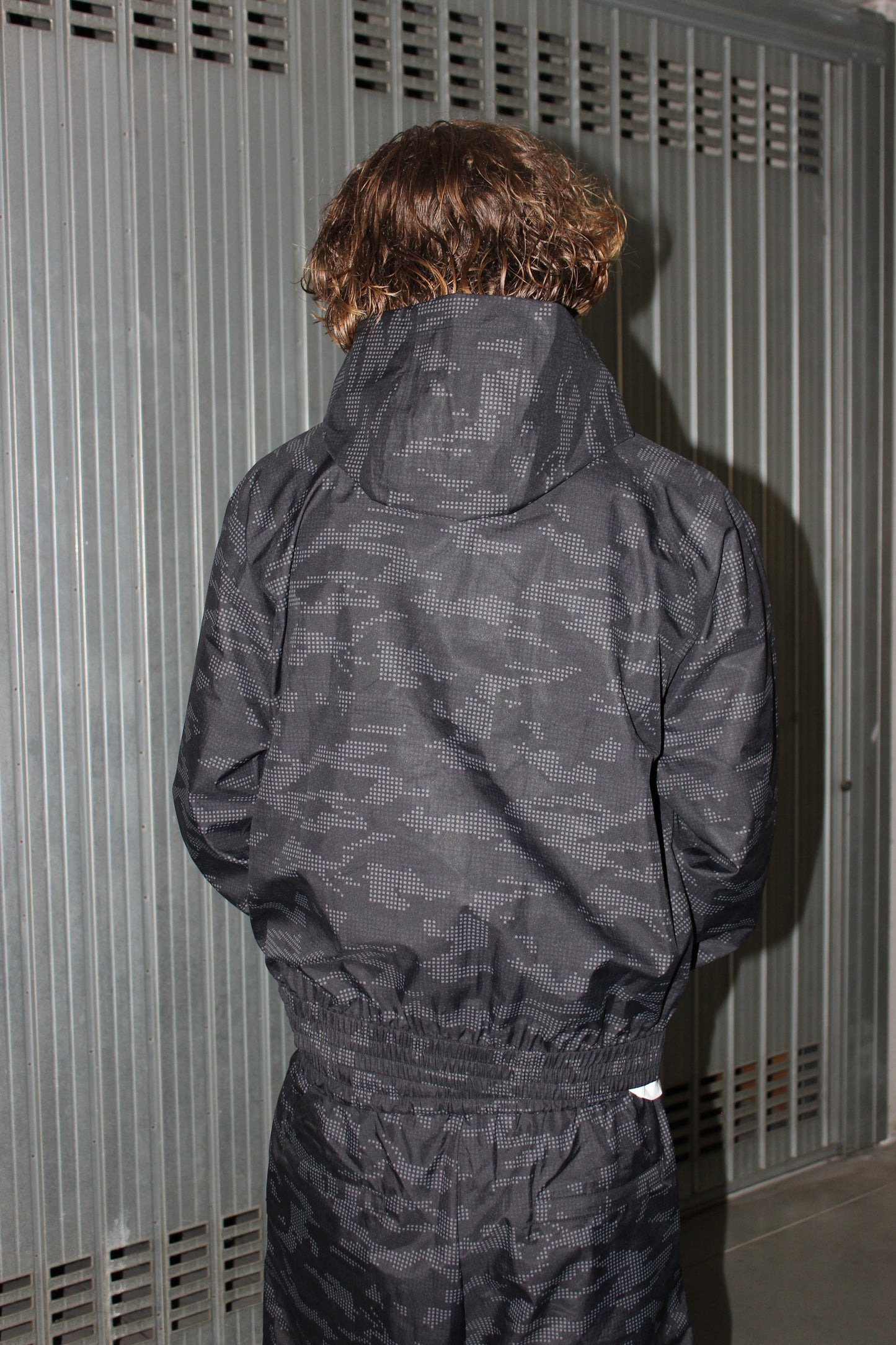 Vicinity Track Jacket Dotted Black