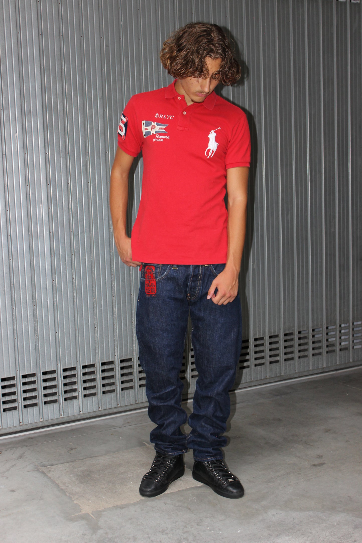 Evisu Selvedge Blue Jeans Denim