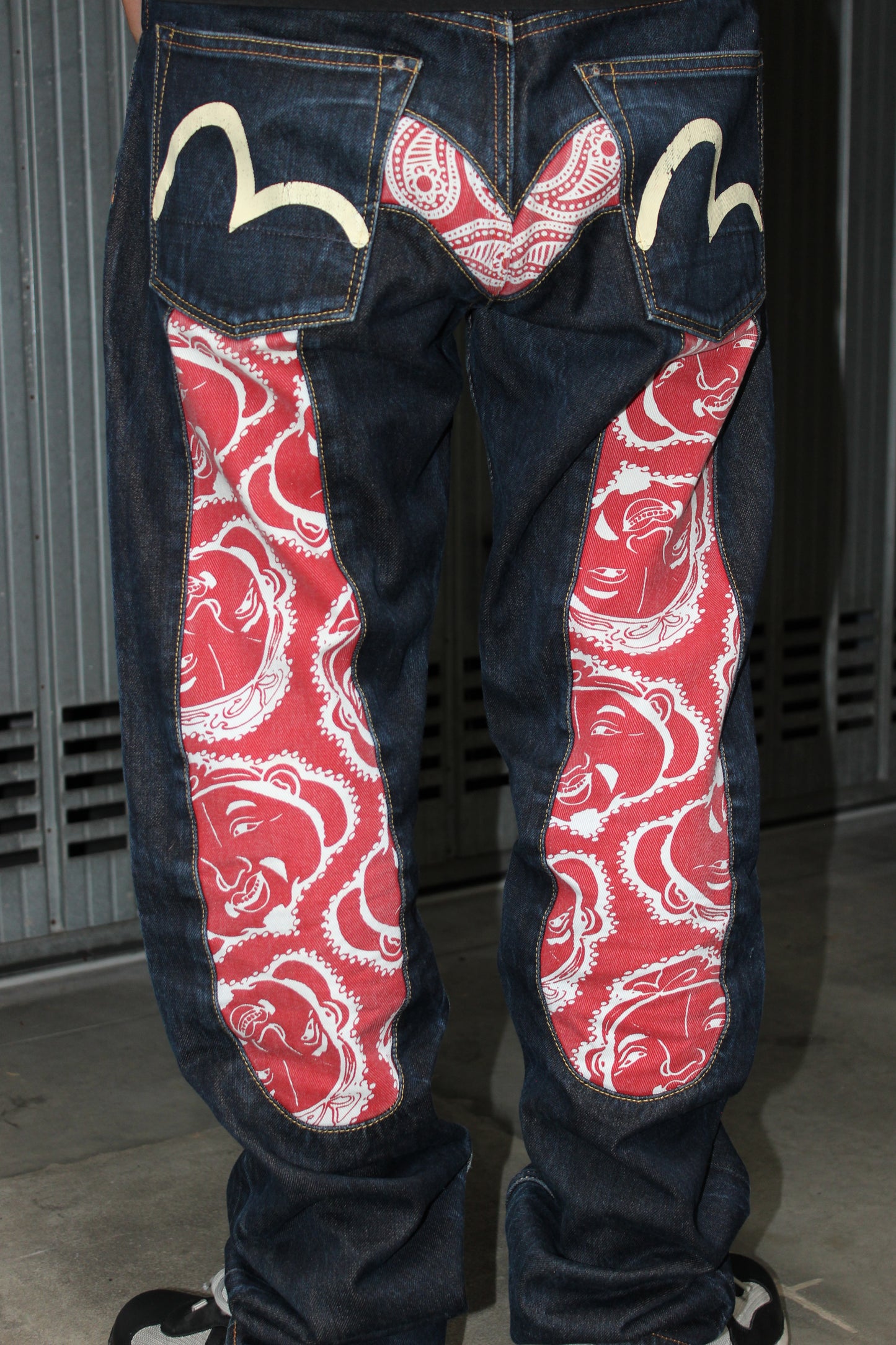 Evisu Selvedge Blue Jeans Denim
