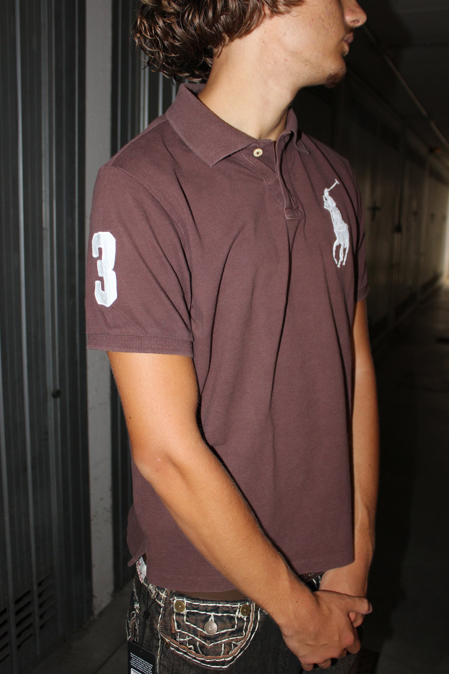 Ralph Lauren Big Pony Brown Polo (Large)