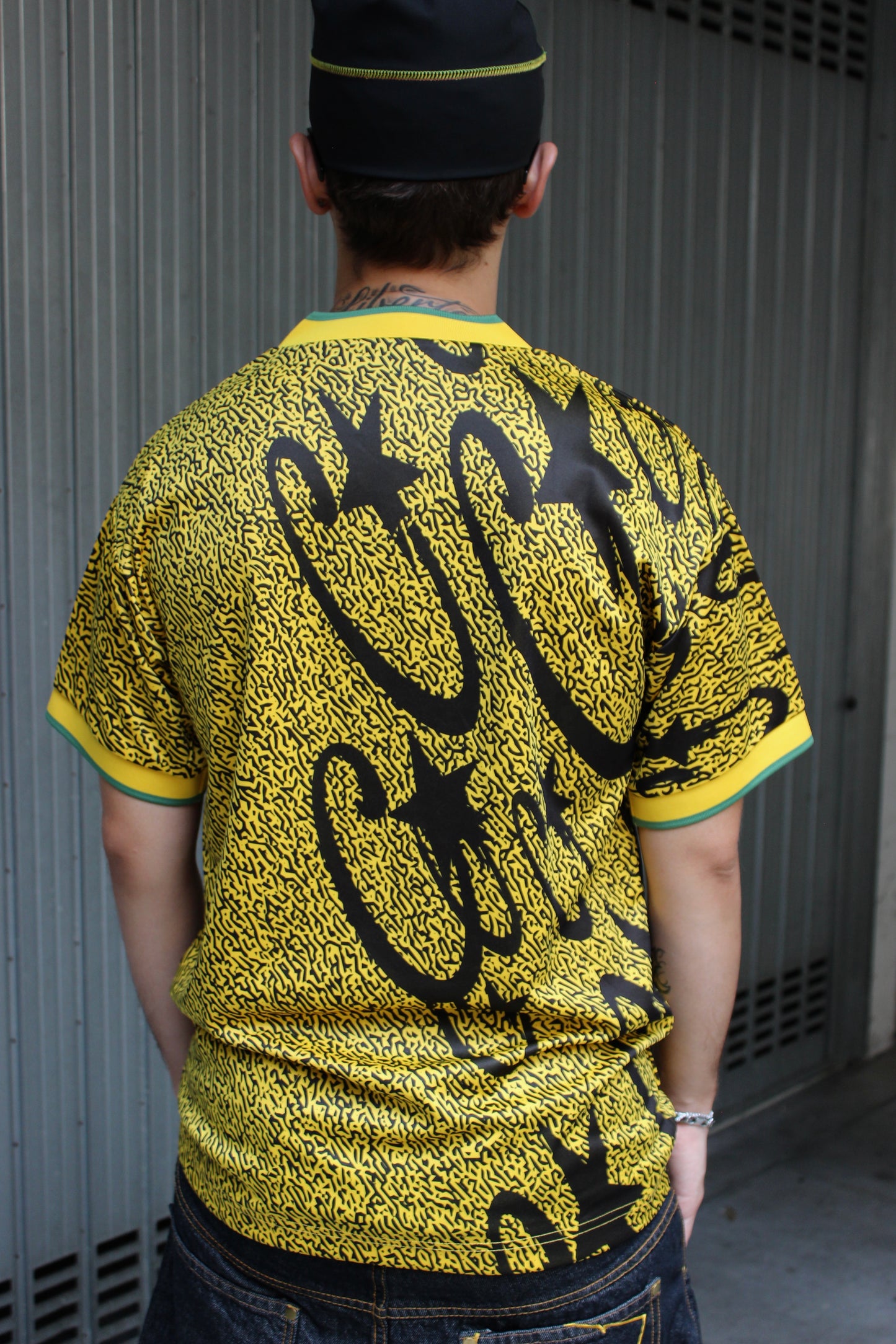 Corteiz Yellow/Black Jersey [Jamaican Carnival Edition] (S)