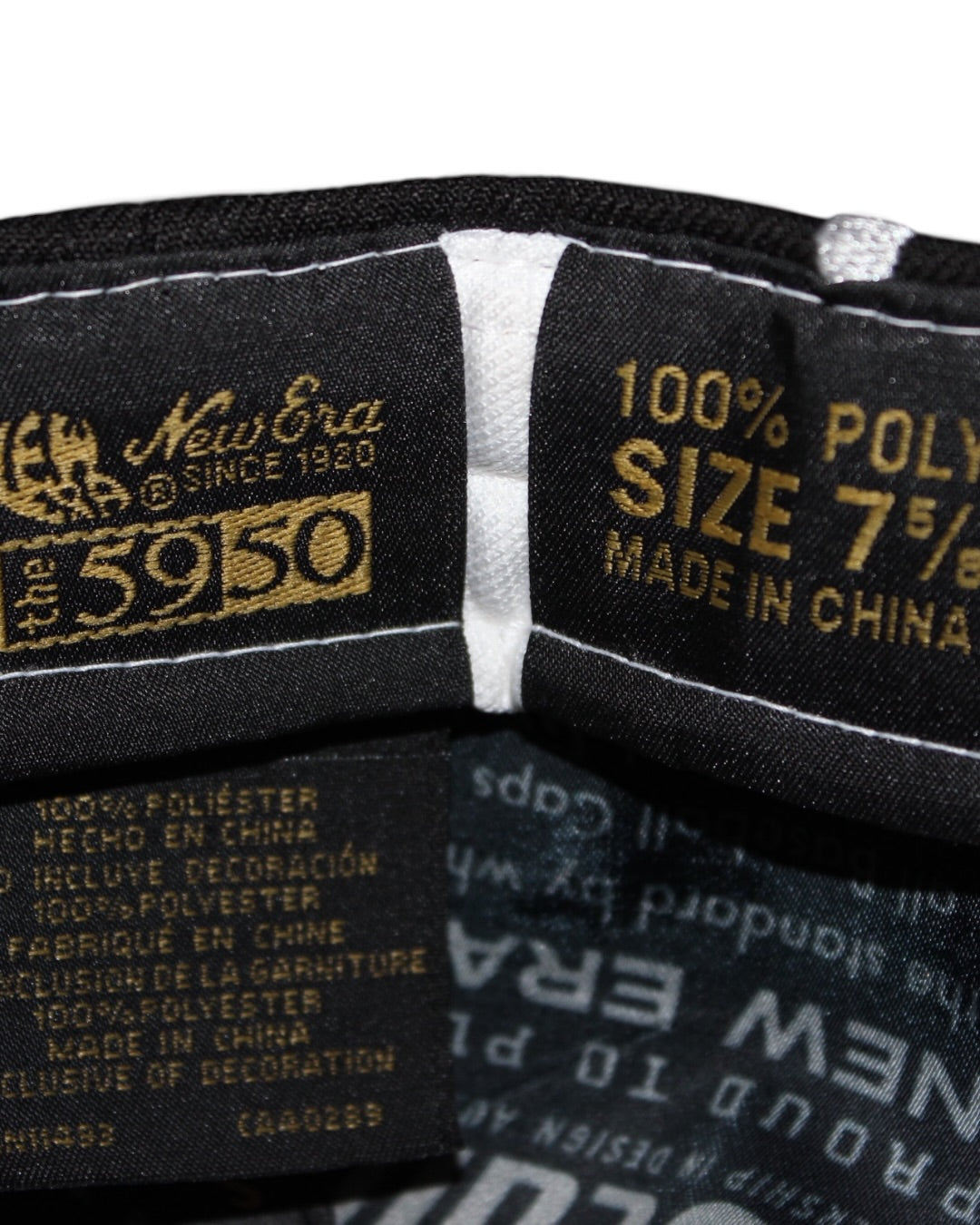 New Era 59FIFTY Fitted Script Black (60.6 cm)